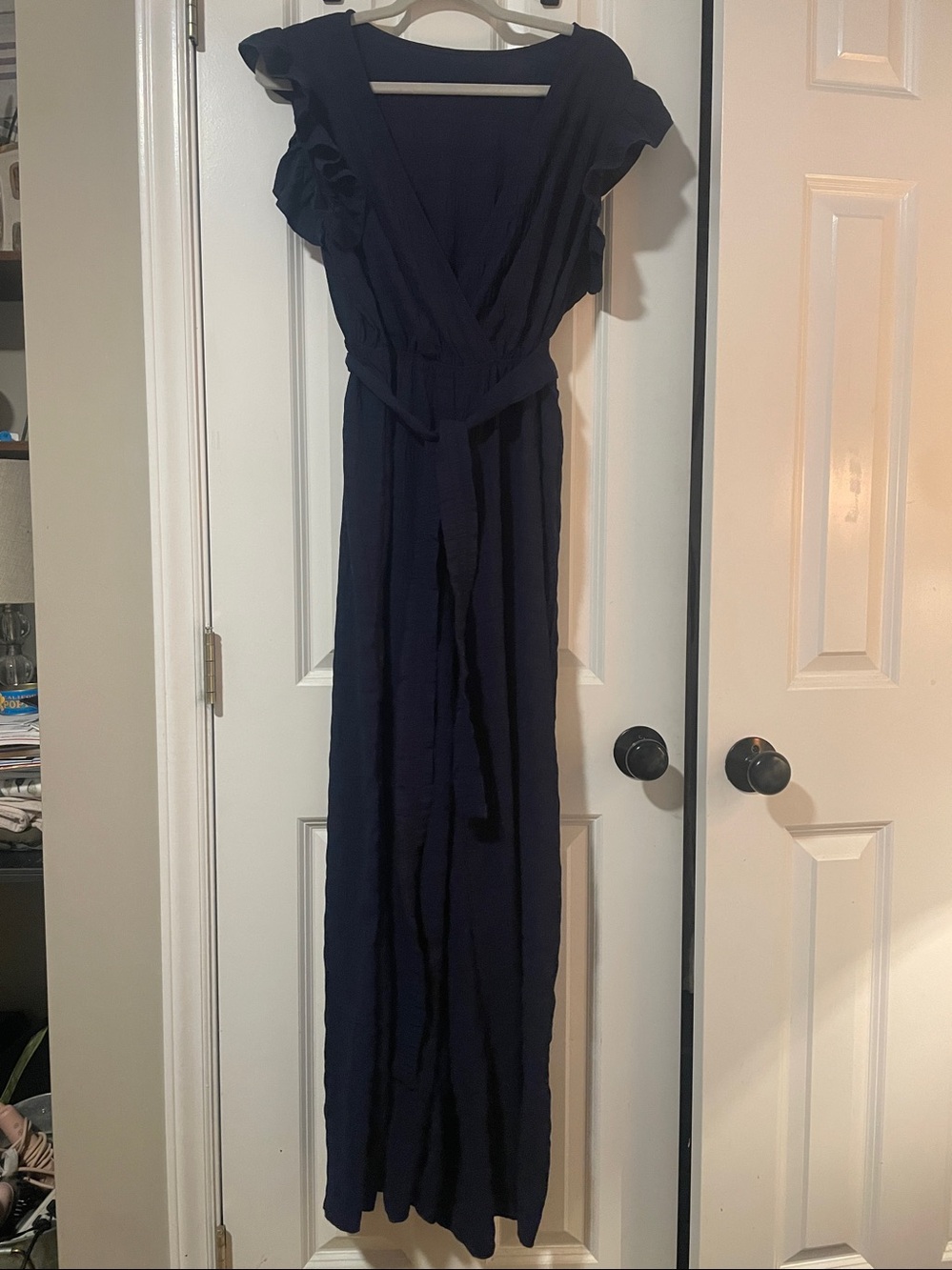 Navy Blue Wrap jumper